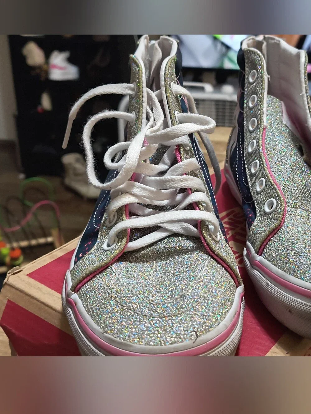Vans sparkly high